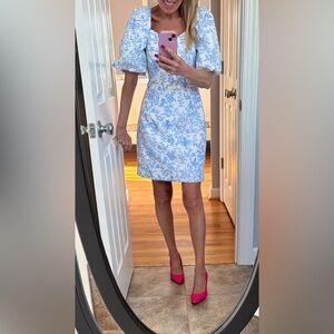 Lilly Pulitzer Justina skirted romper - resort white